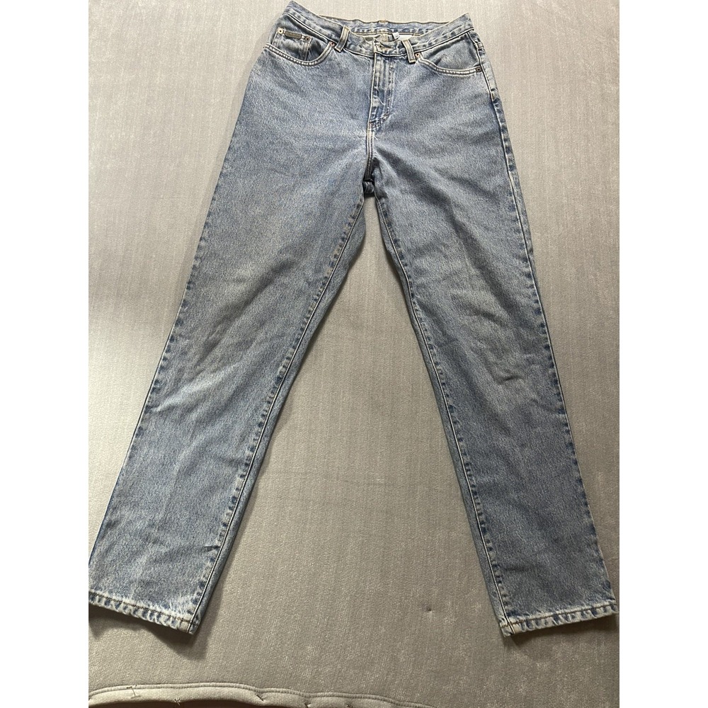 Vintage Calvin Klein Mom Jeans High Waist Light Wash Denim Womens Size 10